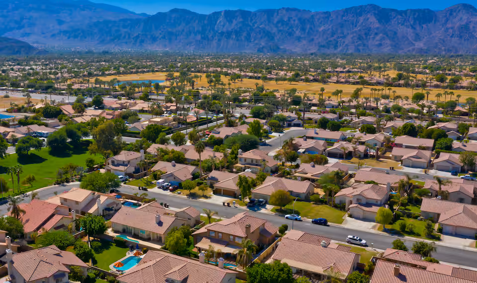 Desert luxury property with pool and mountain views